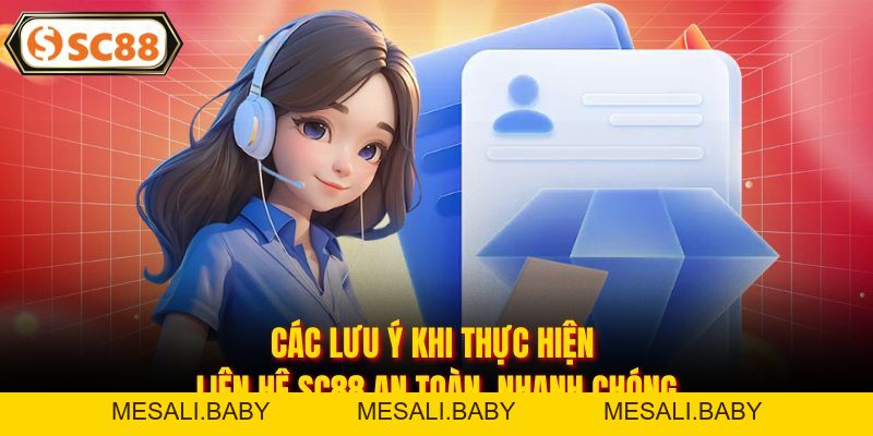 Liên Hệ SC88 - Giải Đáp Thắc Mắc Nhanh Chóng, Chuyên Nghiệp - Mesali