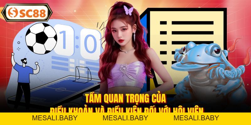 Điều Khoản Và Điều Kiện SC88 - Bảo Vệ Quyền Lợi Hội Viên - Mesali