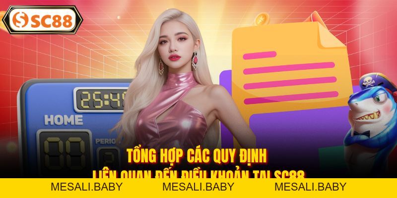 Điều Khoản Và Điều Kiện SC88 - Bảo Vệ Quyền Lợi Hội Viên - Mesali